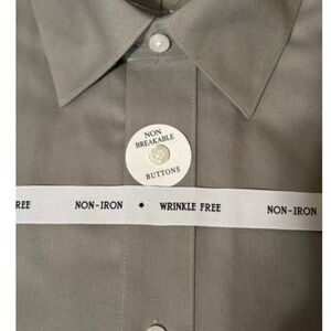 Joseph & Feiss Gray Non-Iron Dress Shirt
